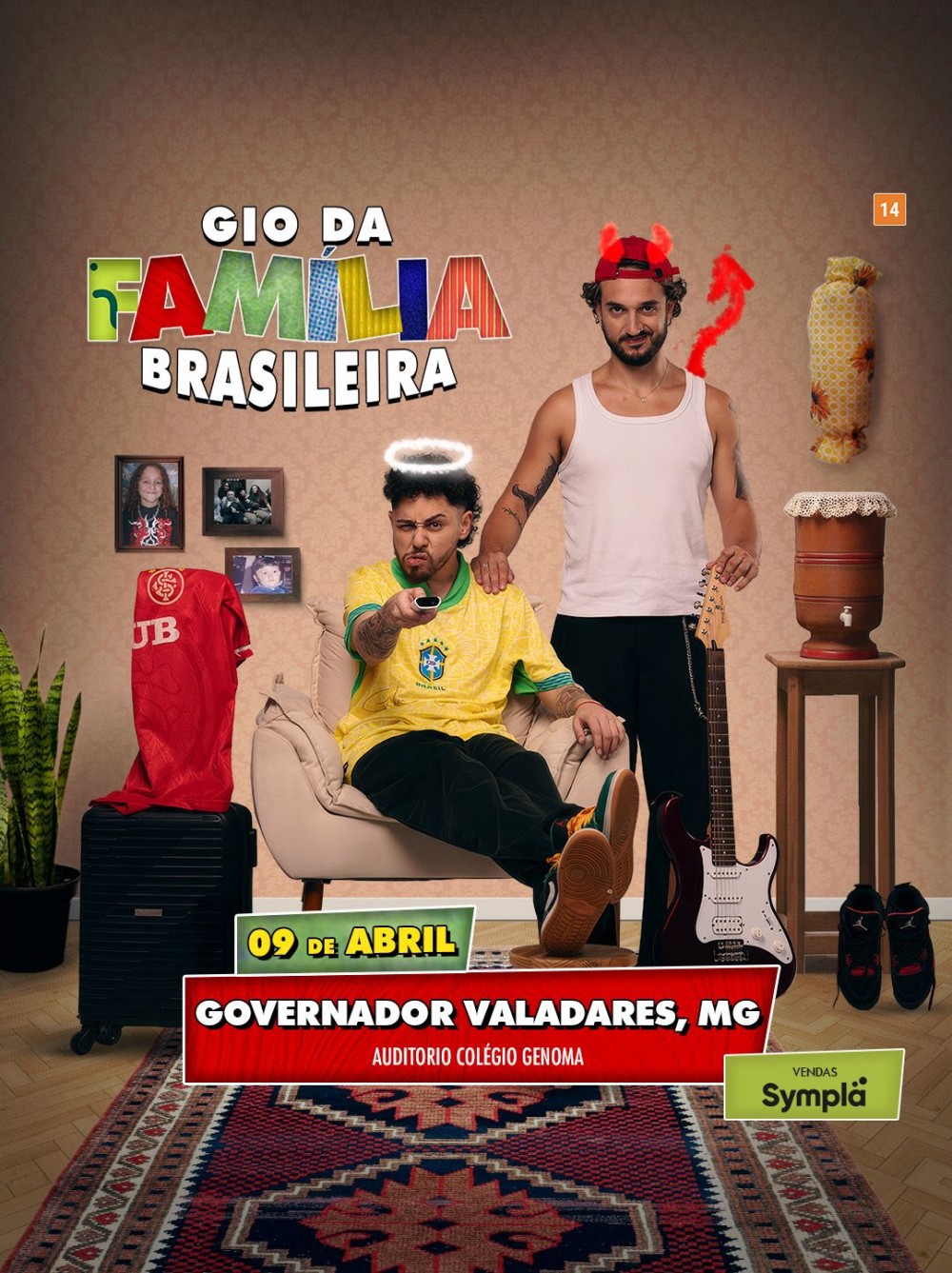GIO LISBOA APRESENTA ESPETÁCULO QUE CELEBRA O HUMOR EM FAMÍLIA COM MÚSICA E INTERAÇÃO EM GOVERNADOR VALADARES